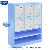 TỦ ĐỂ ĐỒ HỌC SINH - MẪU GIÁO TMG984-3K