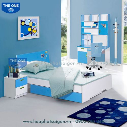 BỘ GIƯỜNG TỦ PHÒNG NGỦ CHO BÉ TRAI GNE01