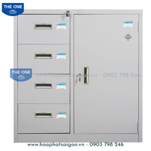 Tủ Sắt Sơn Tĩnh Điện TU88-4D